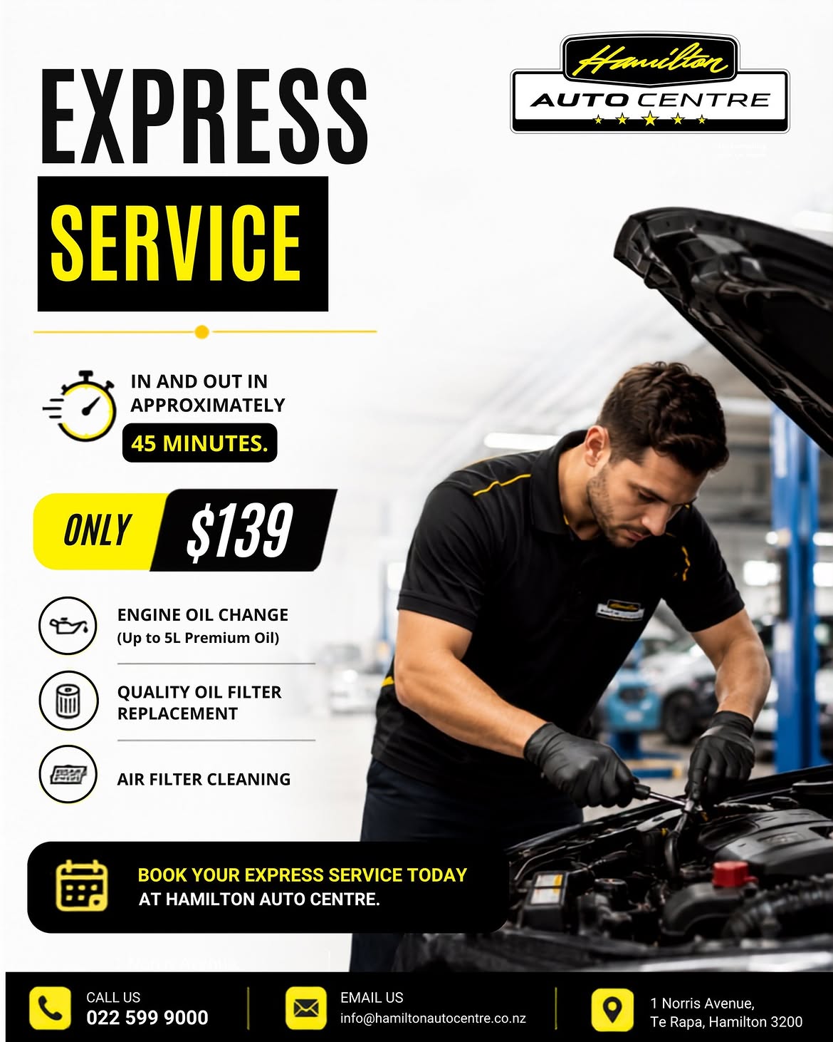 Express Service Deal - Hamilton Autocentre