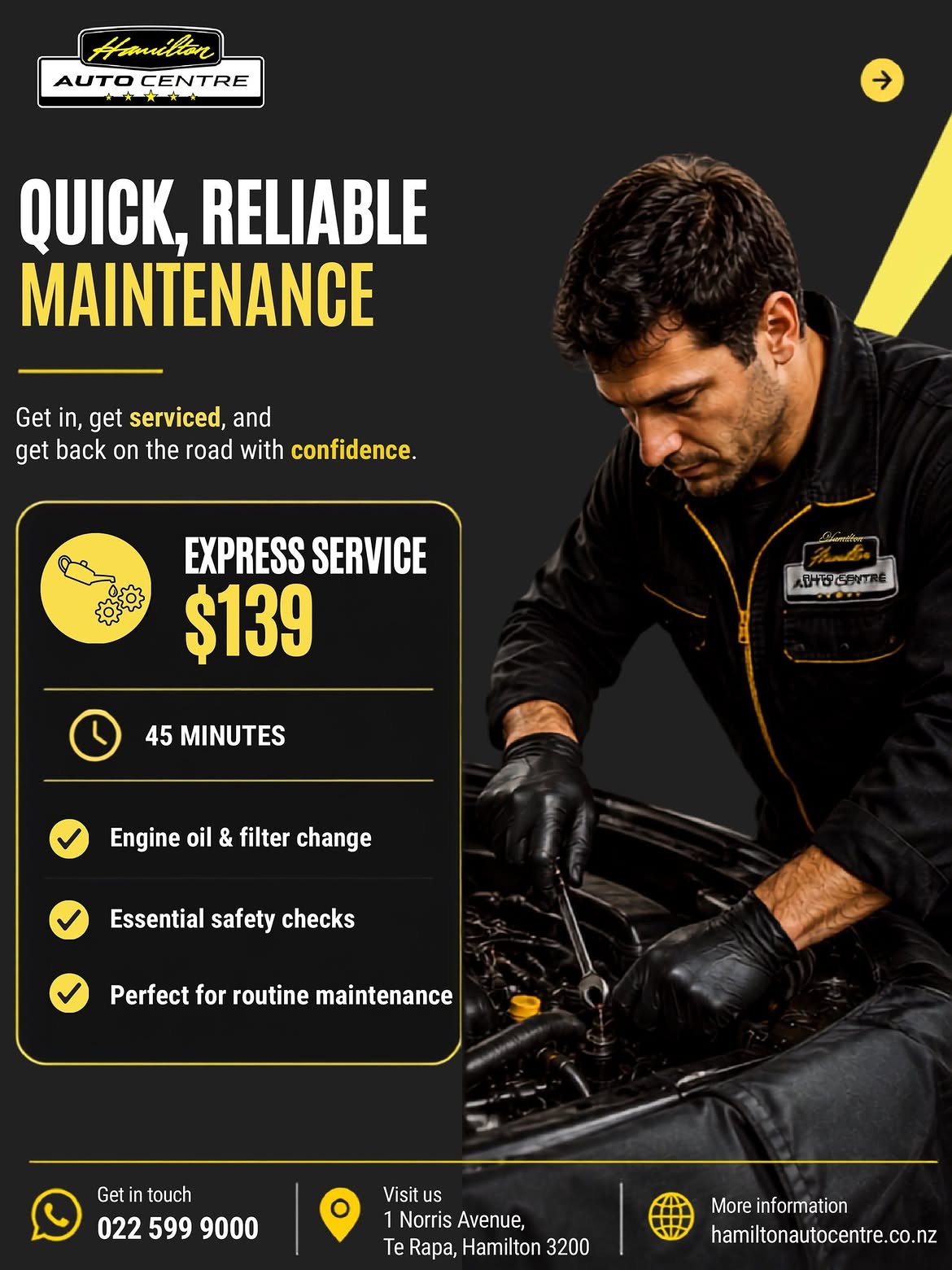 Express Service - Hamilton Autocentre Deal