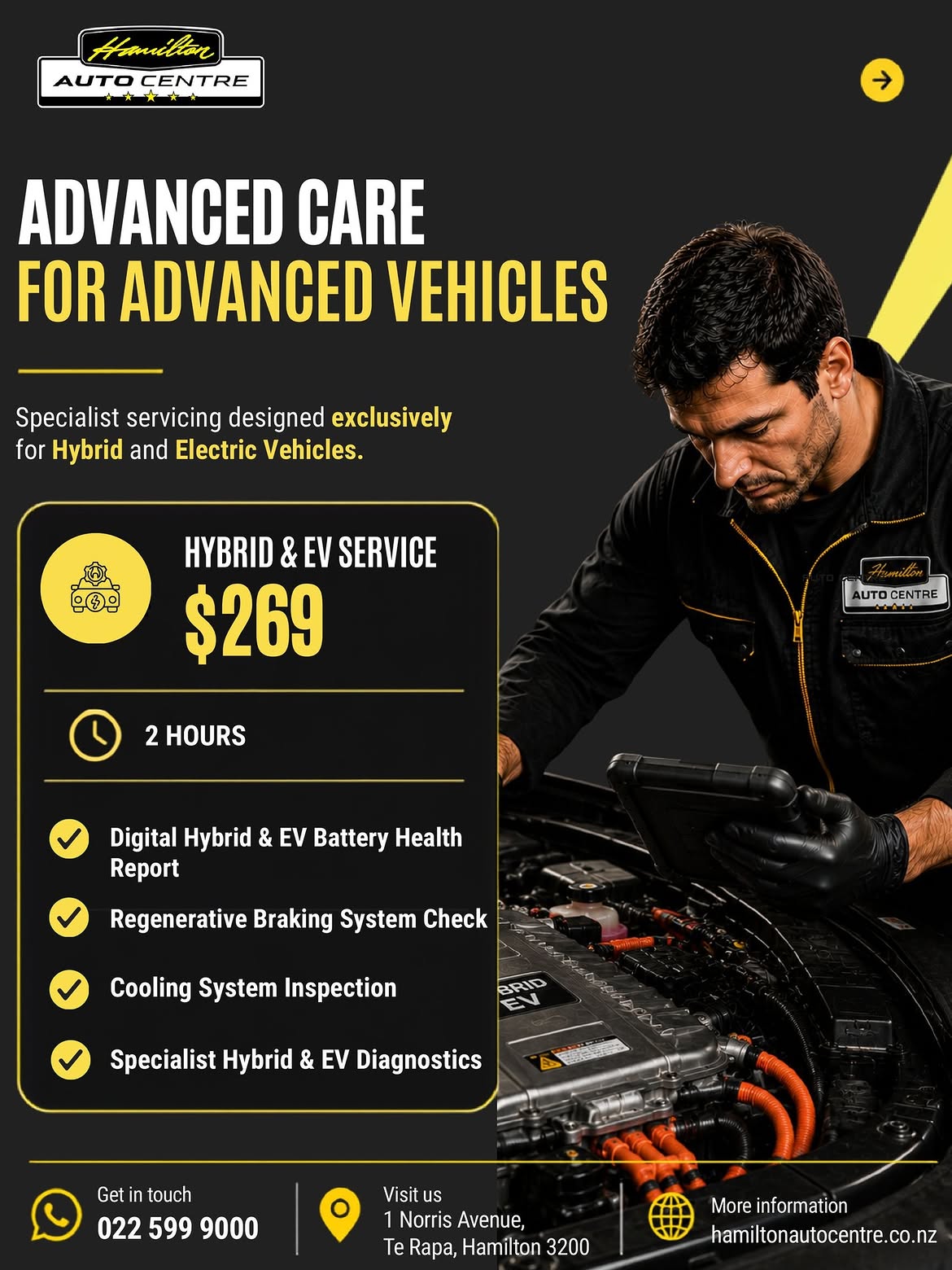 Hybrid and EV Service - Hamilton Autocentre Deal