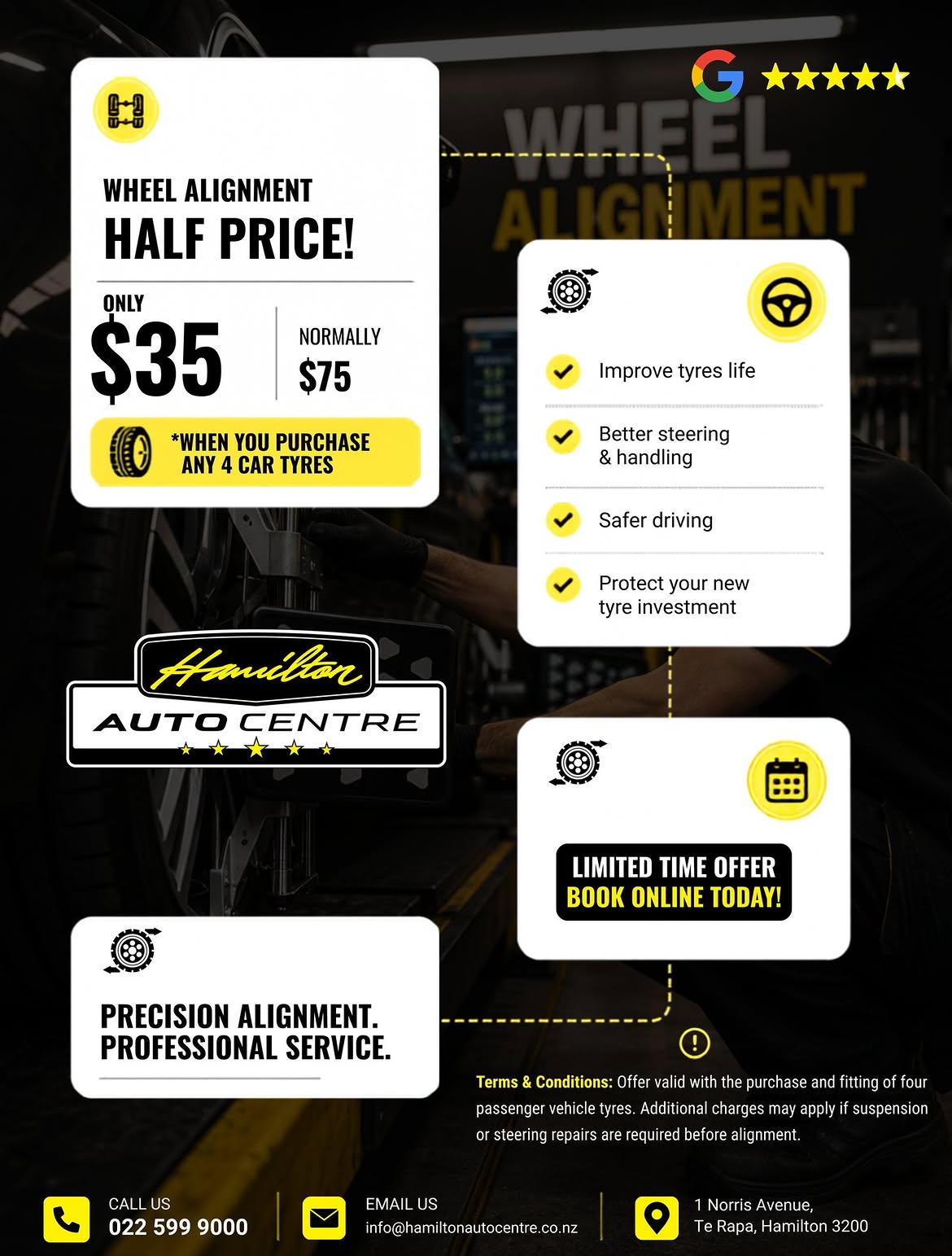 Wheel Alignment - Hamilton Autocentre Deal