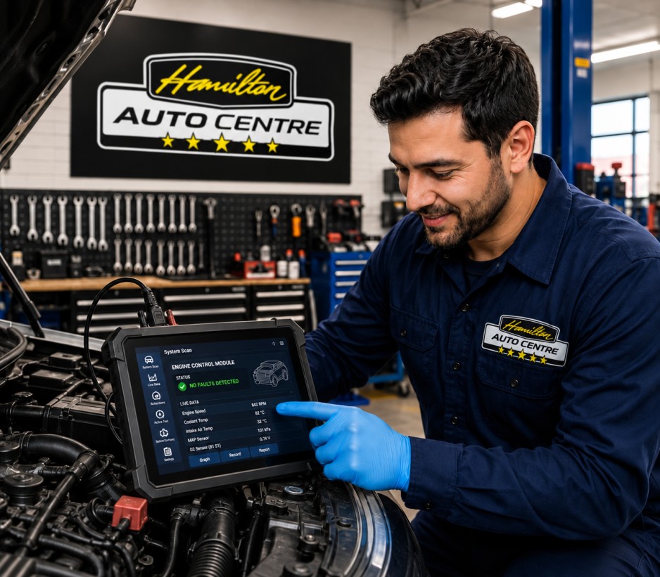 Engine Diagnostics Scan - Hamilton Autocentre Newzland - TeRapa