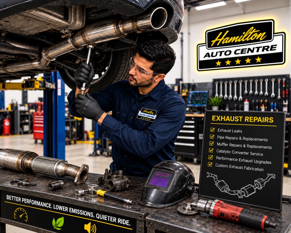 Exhaust Section- Hamilton Autocentre Newzland - TeRapa