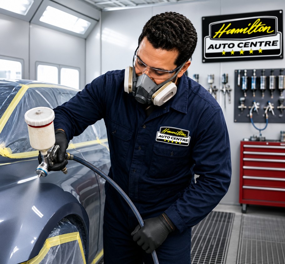 Painting - Hamilton Autocentre Newzland - TeRapa